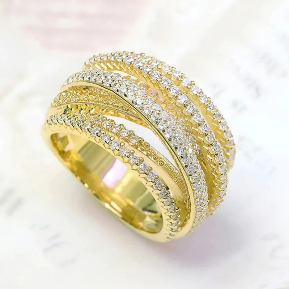 14k gold diamond ring - Picture 4 of 4